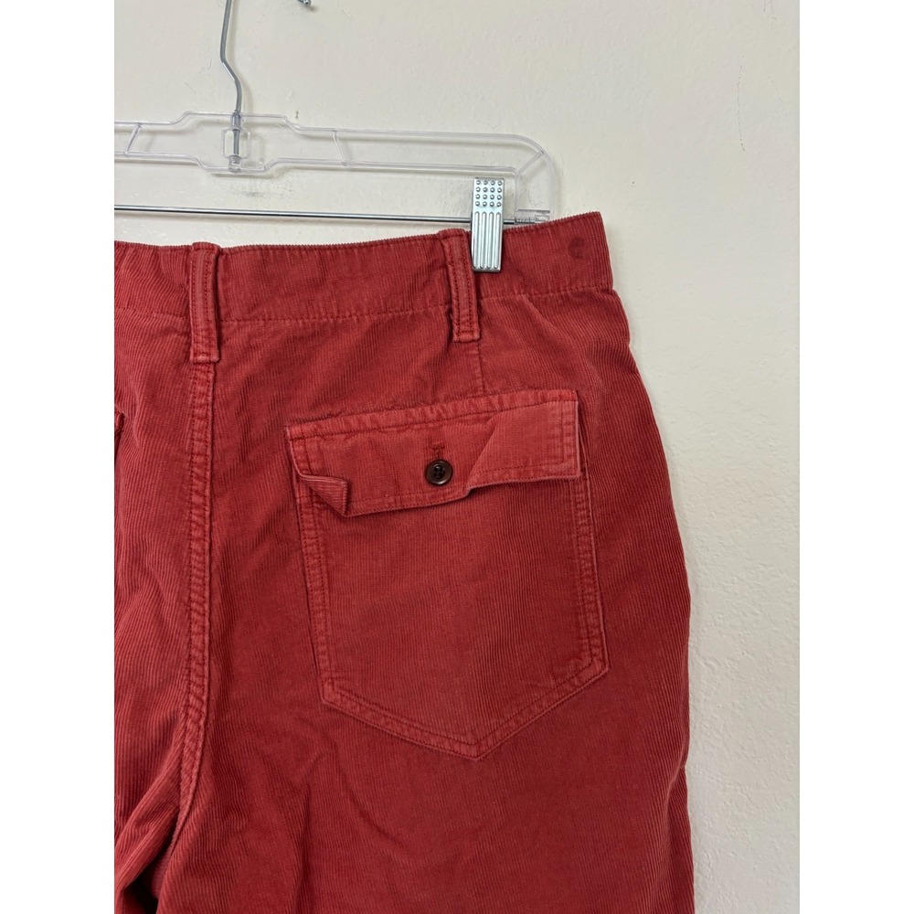 Outerknown Shorts 32 rust Seventyseven Cord Utility 8" Pockets 70s Surf Retro - Picture 10 of 16